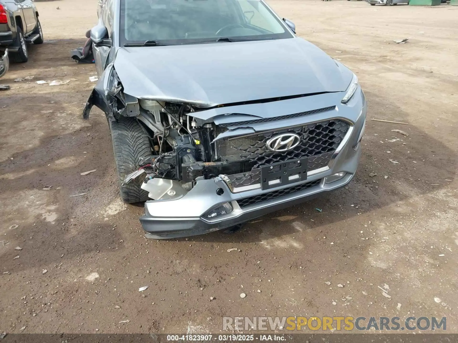 6 fotografías del automóvil dañado KM8K33A53LU398258 HYUNDAI KONA 2020