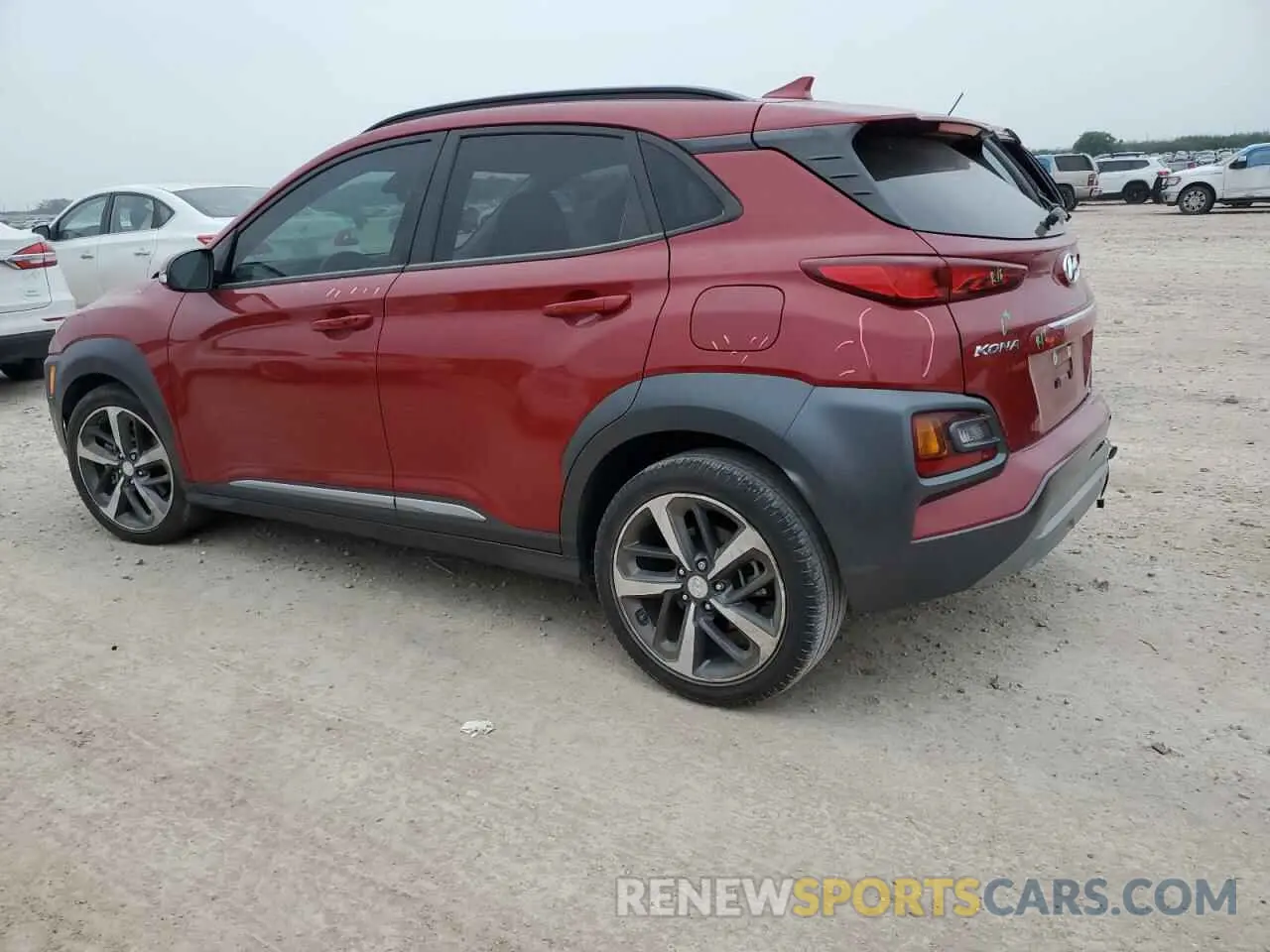 2 fotografías del automóvil dañado KM8K33A54LU542934 HYUNDAI KONA 2020