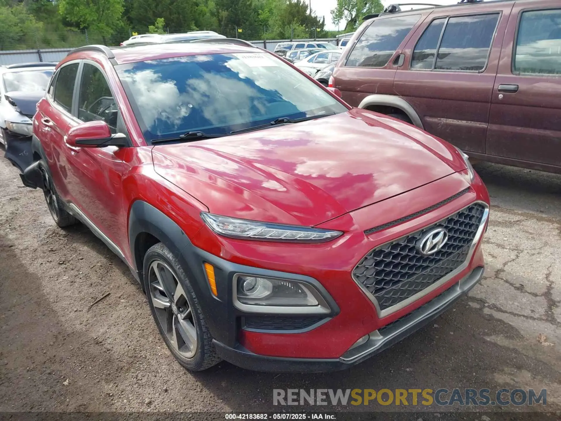 1 fotografías del automóvil dañado KM8K33A55LU546104 HYUNDAI KONA 2020