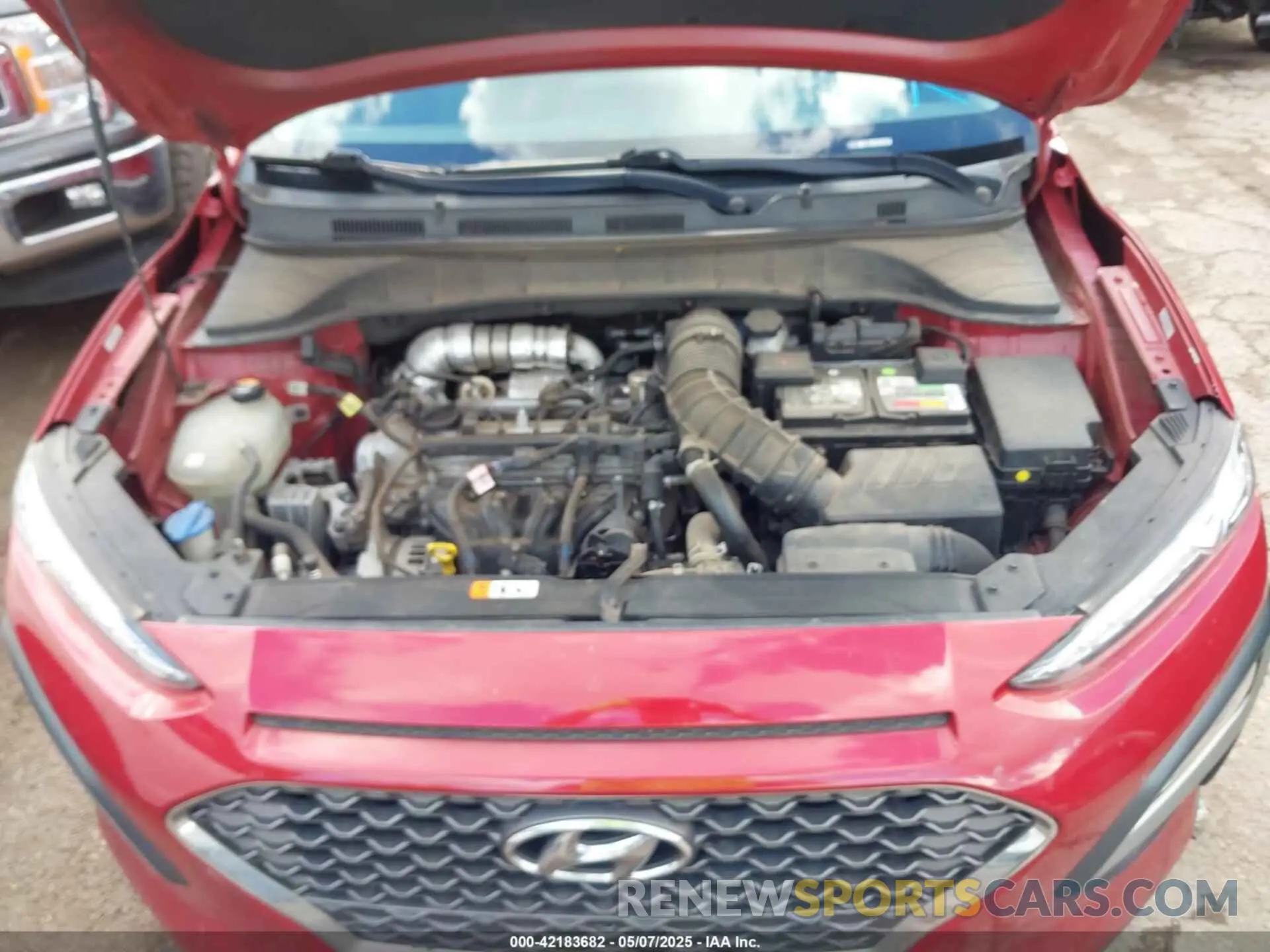 10 fotografías del automóvil dañado KM8K33A55LU546104 HYUNDAI KONA 2020