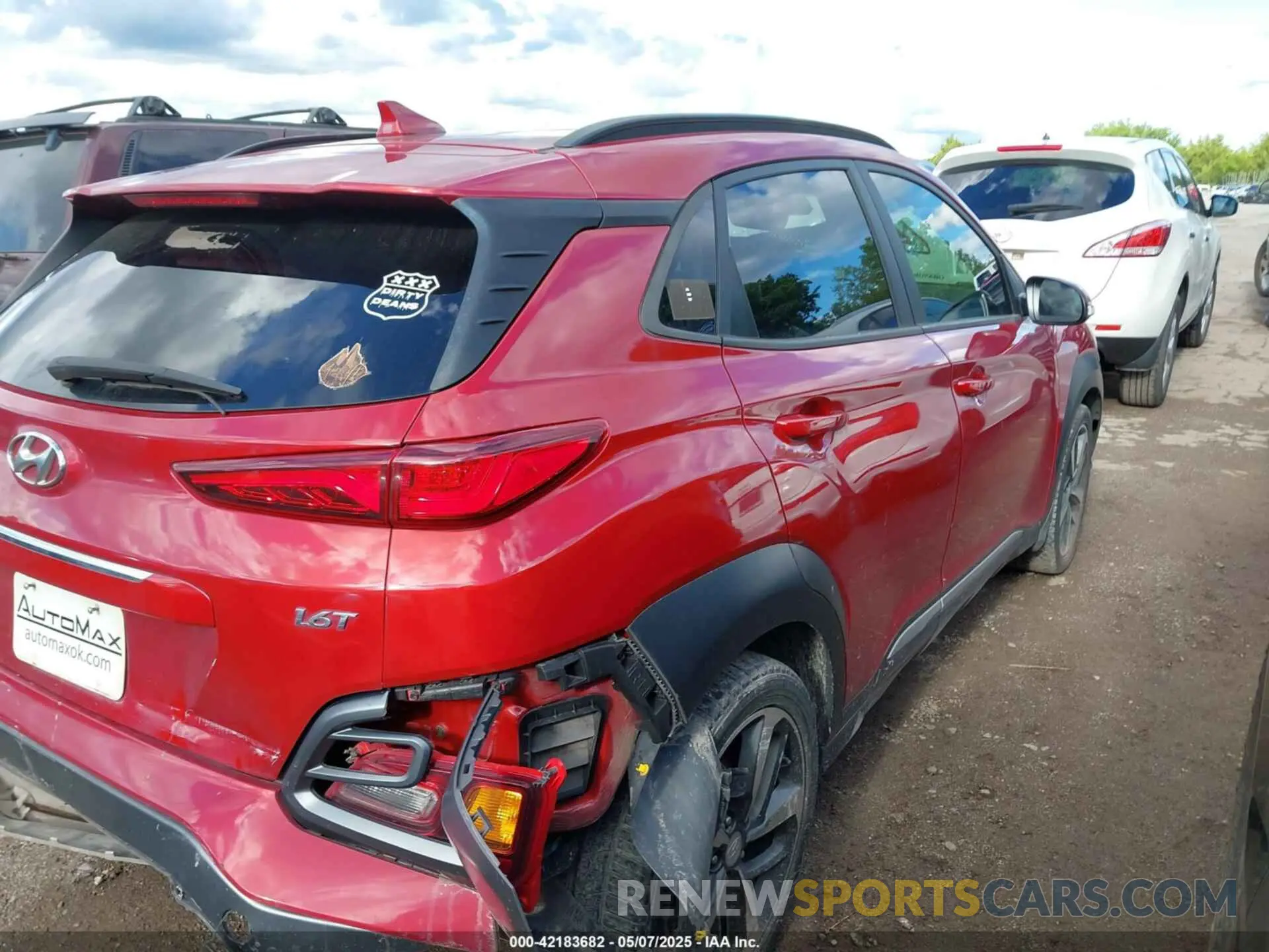 13 fotografías del automóvil dañado KM8K33A55LU546104 HYUNDAI KONA 2020