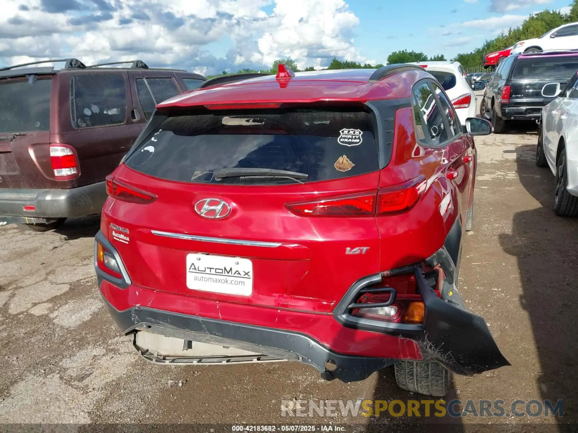 6 fotografías del automóvil dañado KM8K33A55LU546104 HYUNDAI KONA 2020