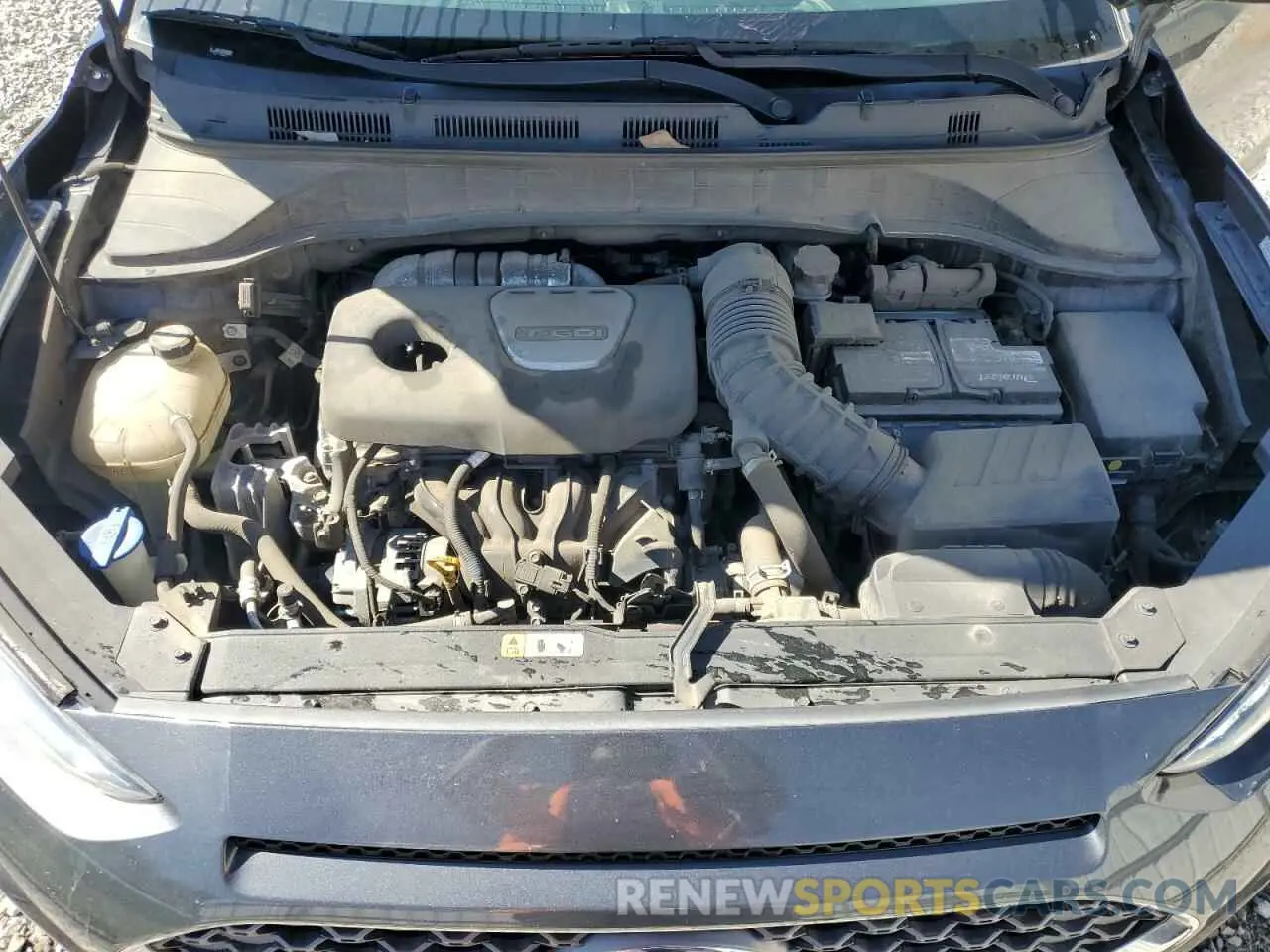 12 fotografías del automóvil dañado KM8K33A5XLU410194 HYUNDAI KONA 2020