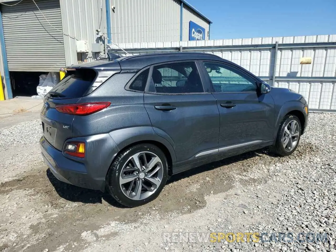 3 fotografías del automóvil dañado KM8K33A5XLU410194 HYUNDAI KONA 2020