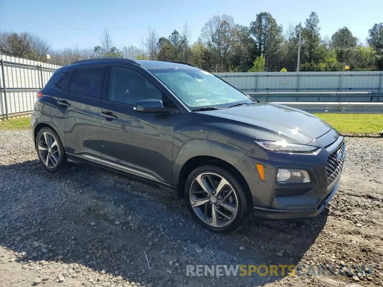 4 fotografías del automóvil dañado KM8K33A5XLU410194 HYUNDAI KONA 2020