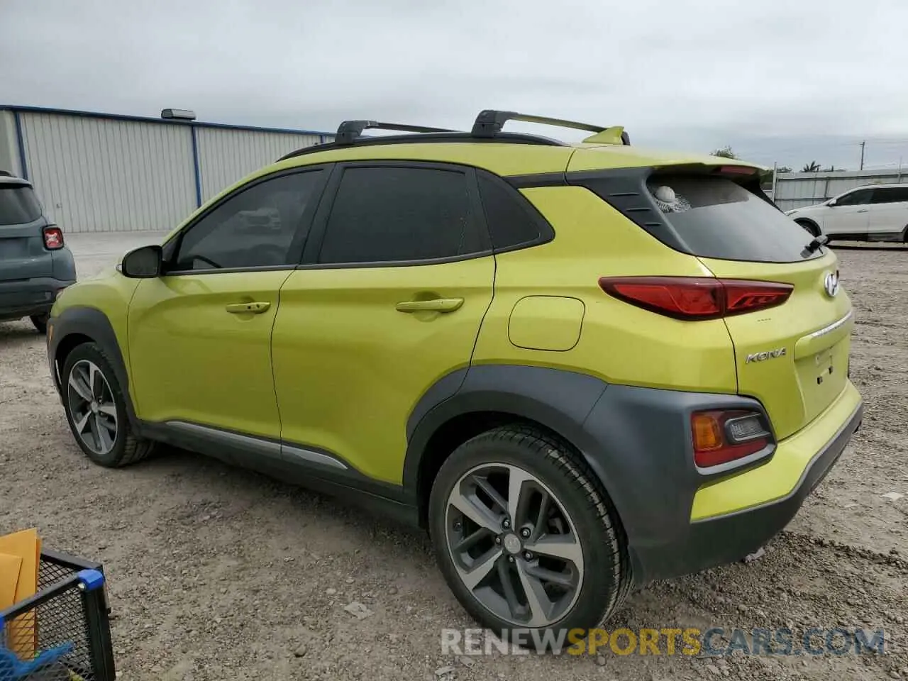 2 fotografías del automóvil dañado KM8K33A5XLU549886 HYUNDAI KONA 2020