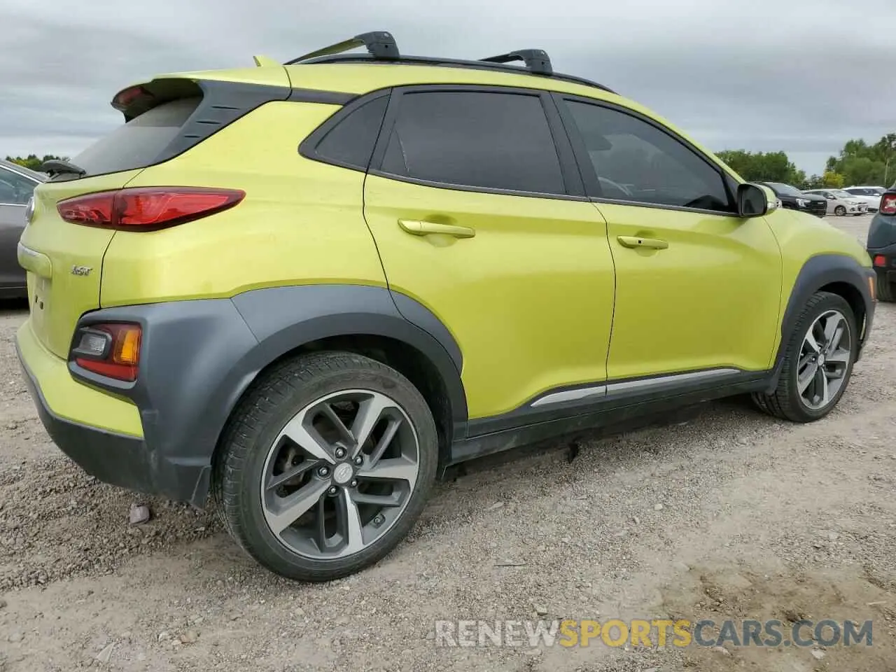 3 fotografías del automóvil dañado KM8K33A5XLU549886 HYUNDAI KONA 2020