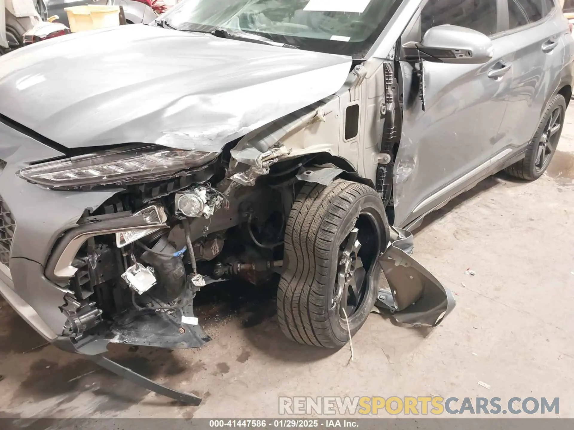 6 fotografías del automóvil dañado KM8K3CA51LU429491 HYUNDAI KONA 2020
