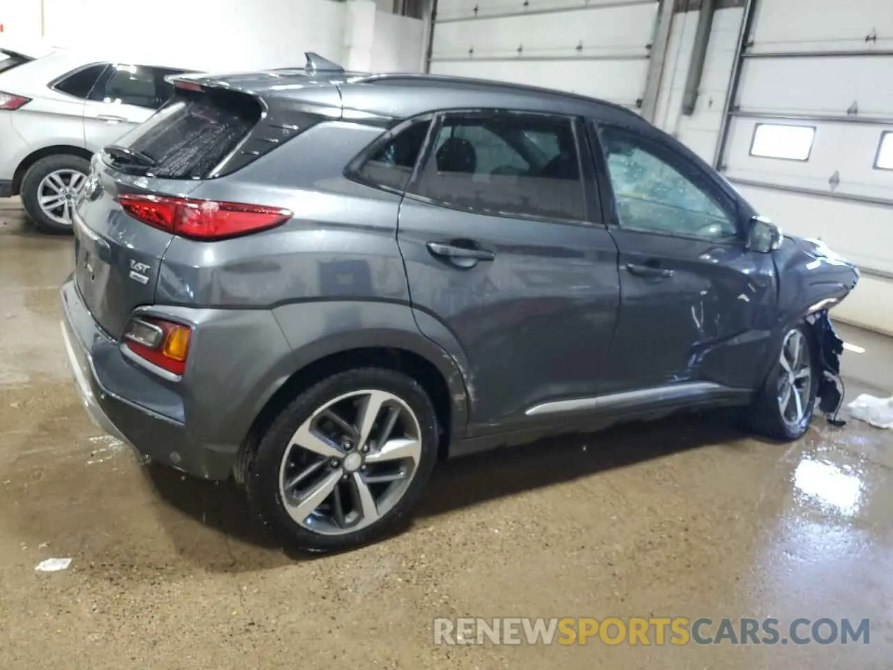 3 fotografías del automóvil dañado KM8K3CA52LU459888 HYUNDAI KONA 2020