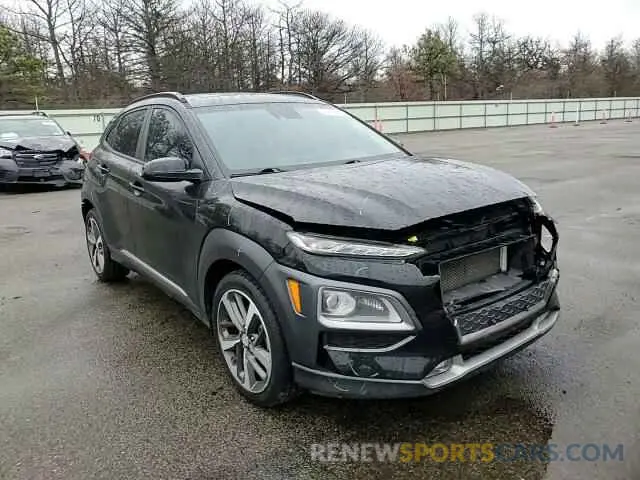 10 fotografías del automóvil dañado KM8K3CA53LU453243 HYUNDAI KONA 2020