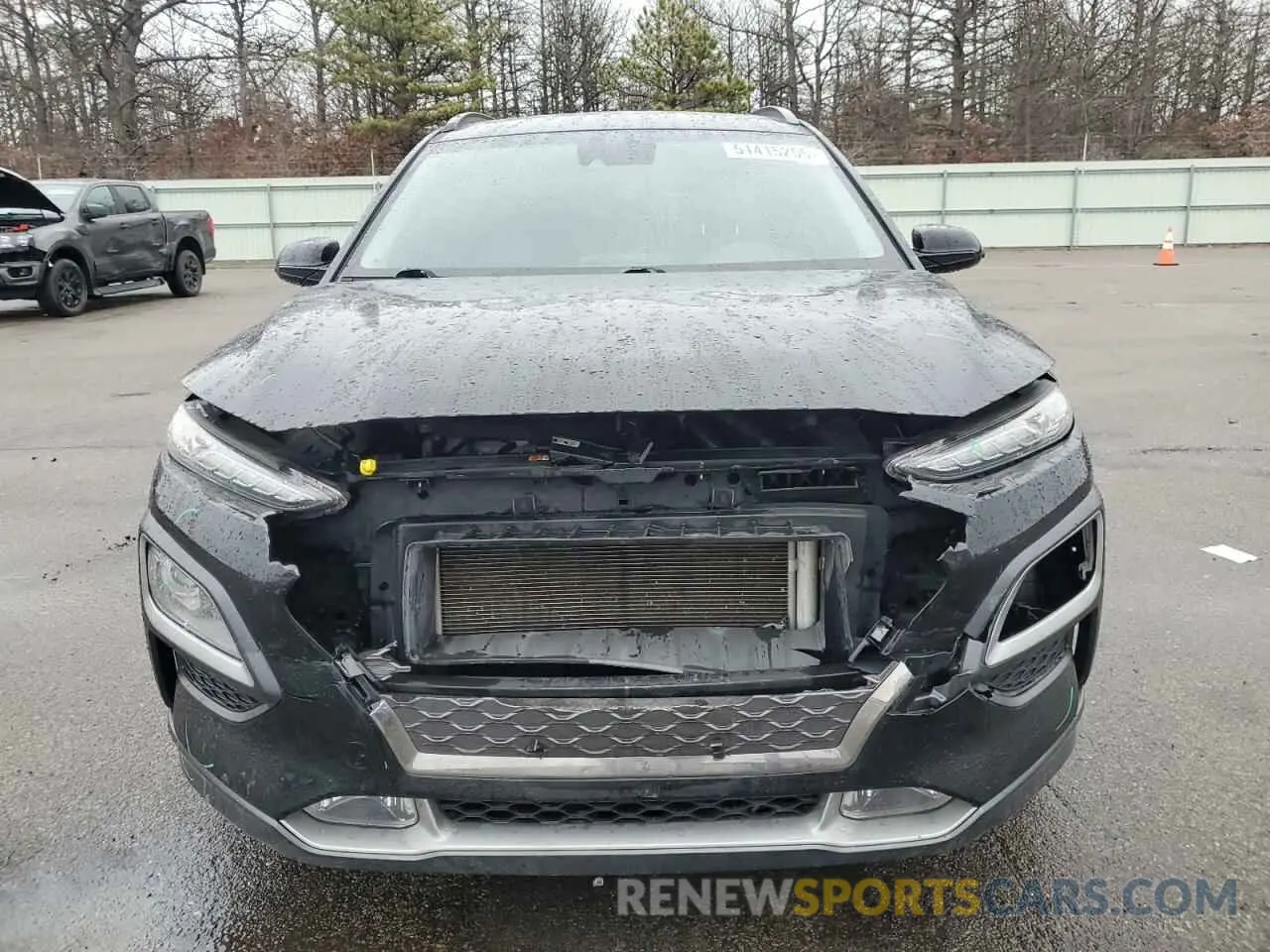 5 fotografías del automóvil dañado KM8K3CA53LU453243 HYUNDAI KONA 2020