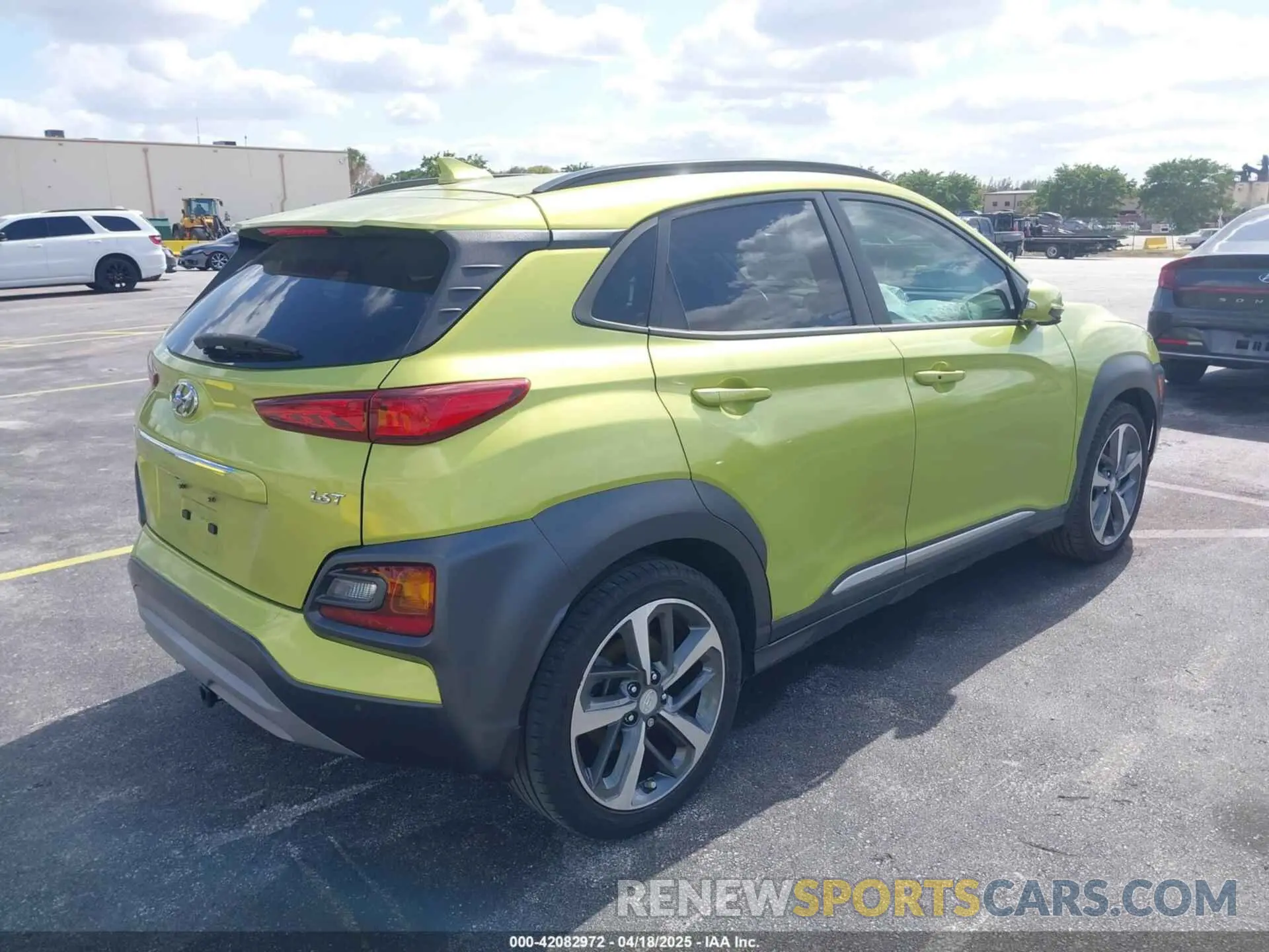 4 fotografías del automóvil dañado KM8K53A51LU510467 HYUNDAI KONA 2020