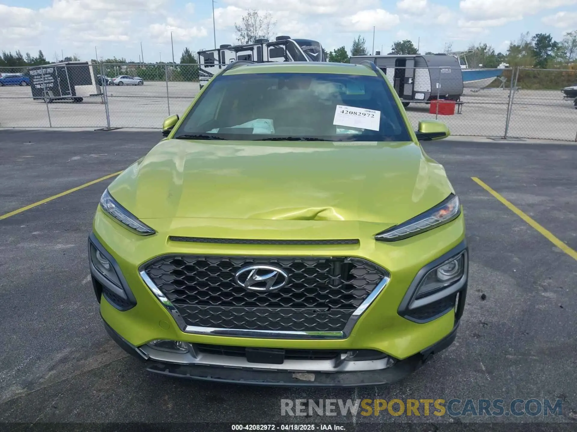 6 fotografías del automóvil dañado KM8K53A51LU510467 HYUNDAI KONA 2020