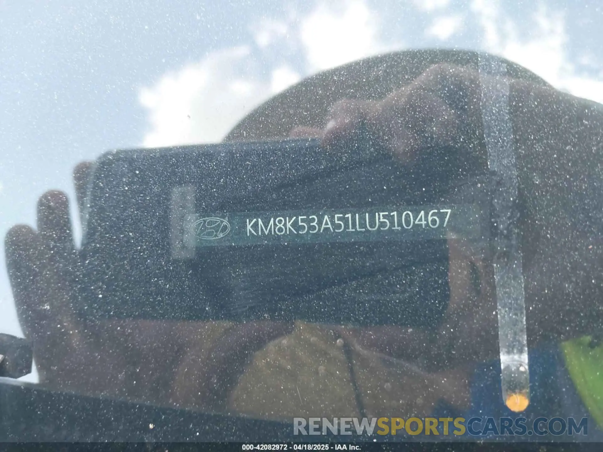 9 fotografías del automóvil dañado KM8K53A51LU510467 HYUNDAI KONA 2020