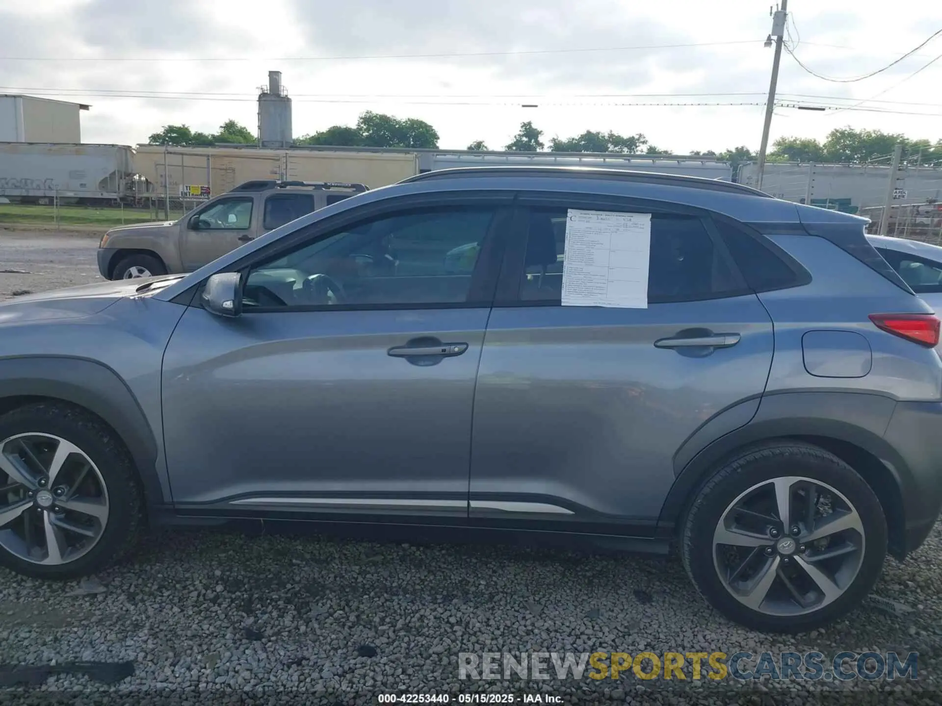 14 fotografías del automóvil dañado KM8K53A55LU453223 HYUNDAI KONA 2020