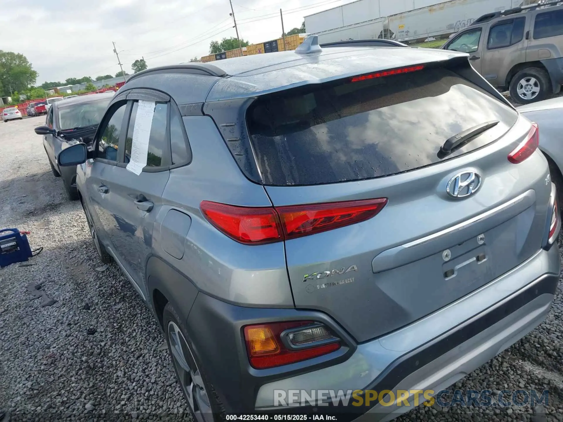 3 fotografías del automóvil dañado KM8K53A55LU453223 HYUNDAI KONA 2020