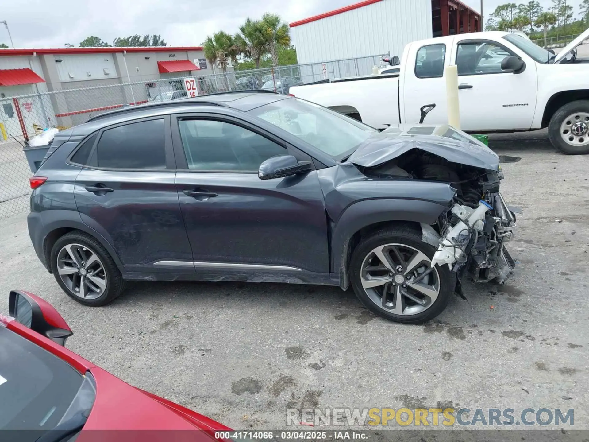 14 fotografías del automóvil dañado KM8K53A55LU549563 HYUNDAI KONA 2020