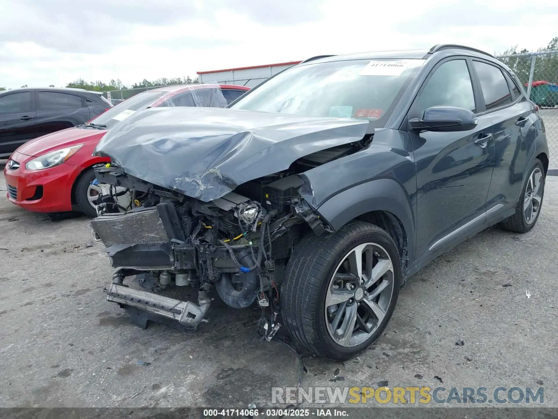 6 fotografías del automóvil dañado KM8K53A55LU549563 HYUNDAI KONA 2020