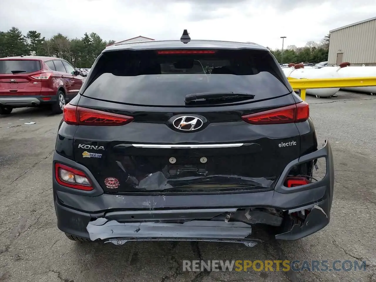 6 fotografías del automóvil dañado KM8K53AG2LU073001 HYUNDAI KONA 2020