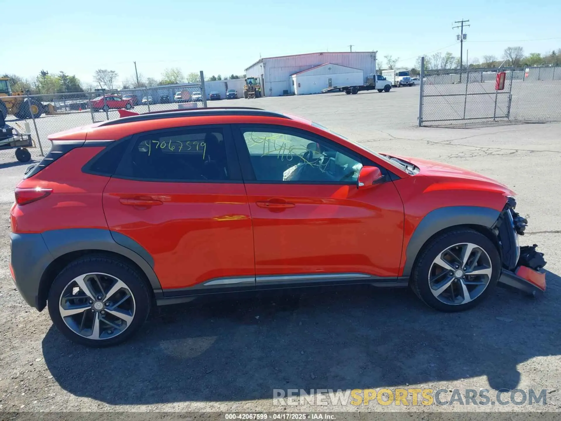 14 fotografías del automóvil dañado KM8K5CA51LU539807 HYUNDAI KONA 2020