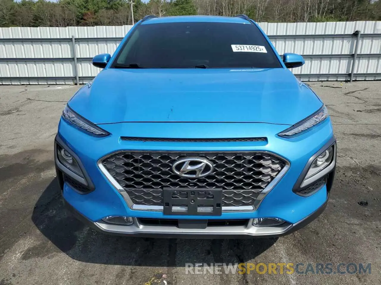 5 fotografías del automóvil dañado KM8K5CA53LU529456 HYUNDAI KONA 2020