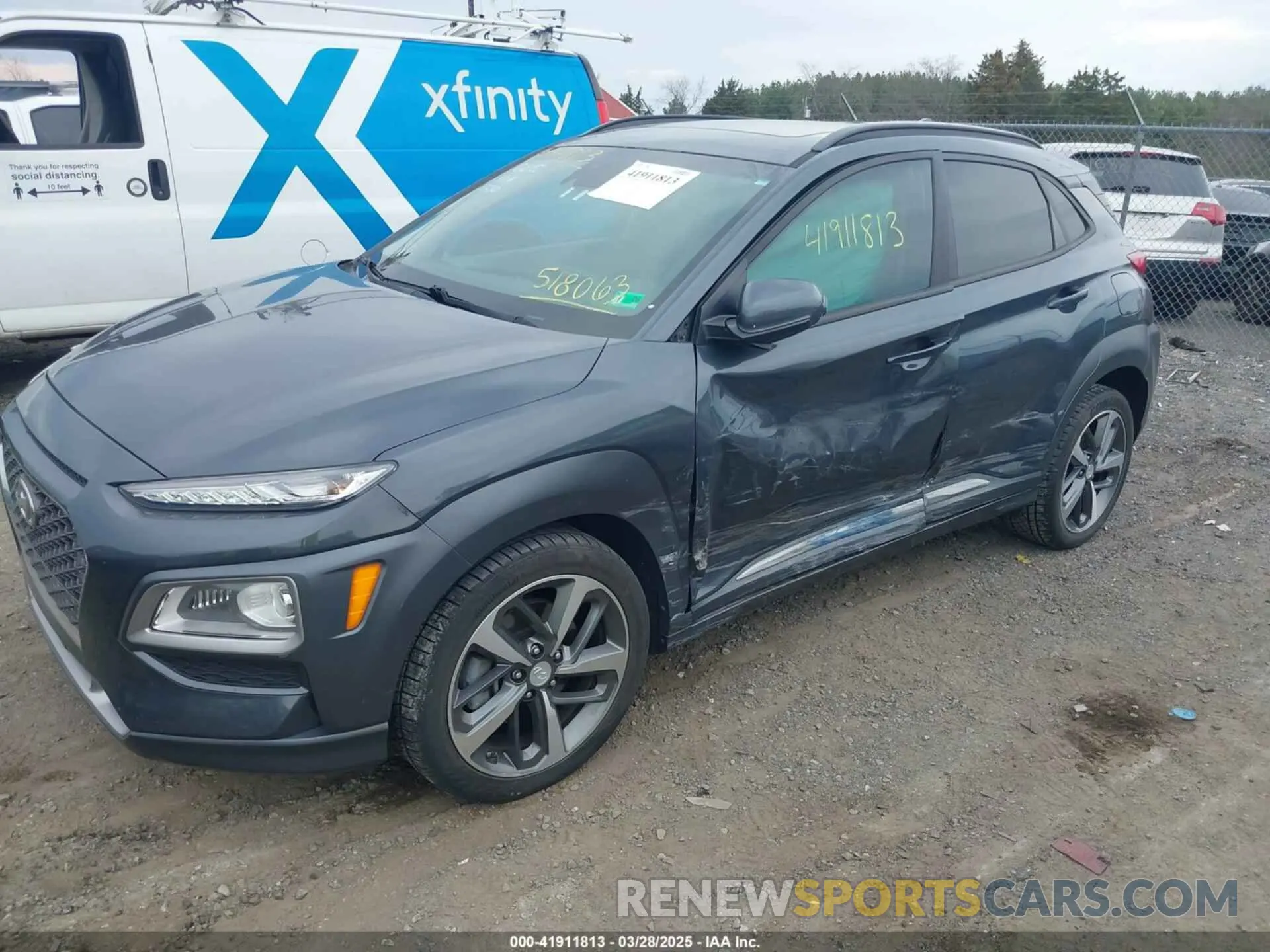 6 fotografías del automóvil dañado KM8K5CA56LU518063 HYUNDAI KONA 2020