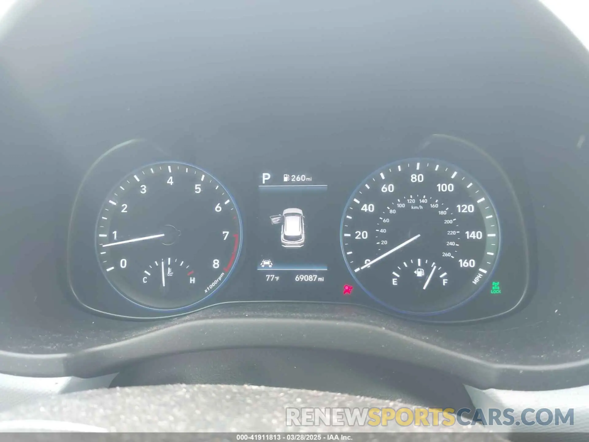 7 fotografías del automóvil dañado KM8K5CA56LU518063 HYUNDAI KONA 2020
