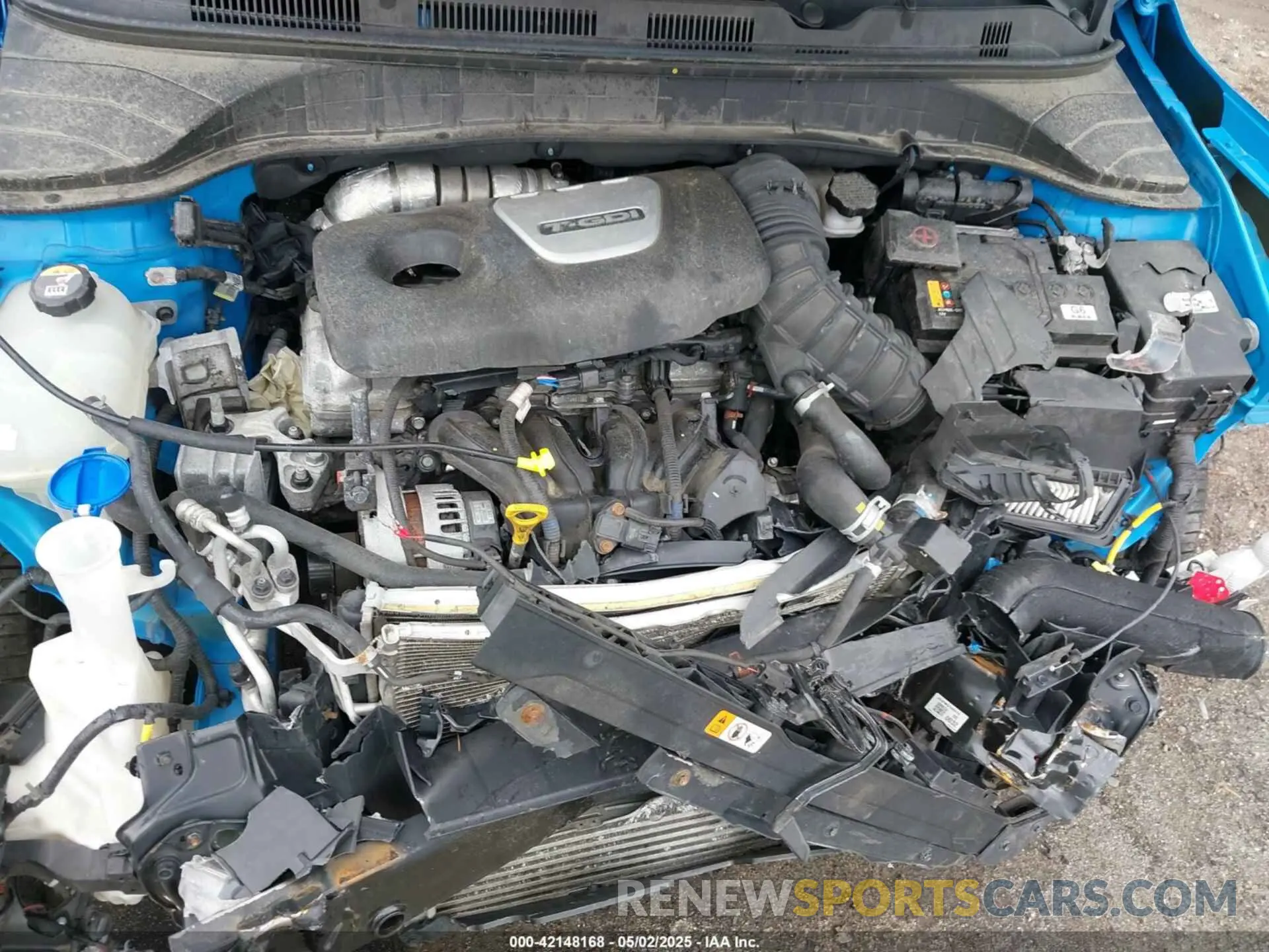 10 fotografías del automóvil dañado KM8K5CA57LU495375 HYUNDAI KONA 2020