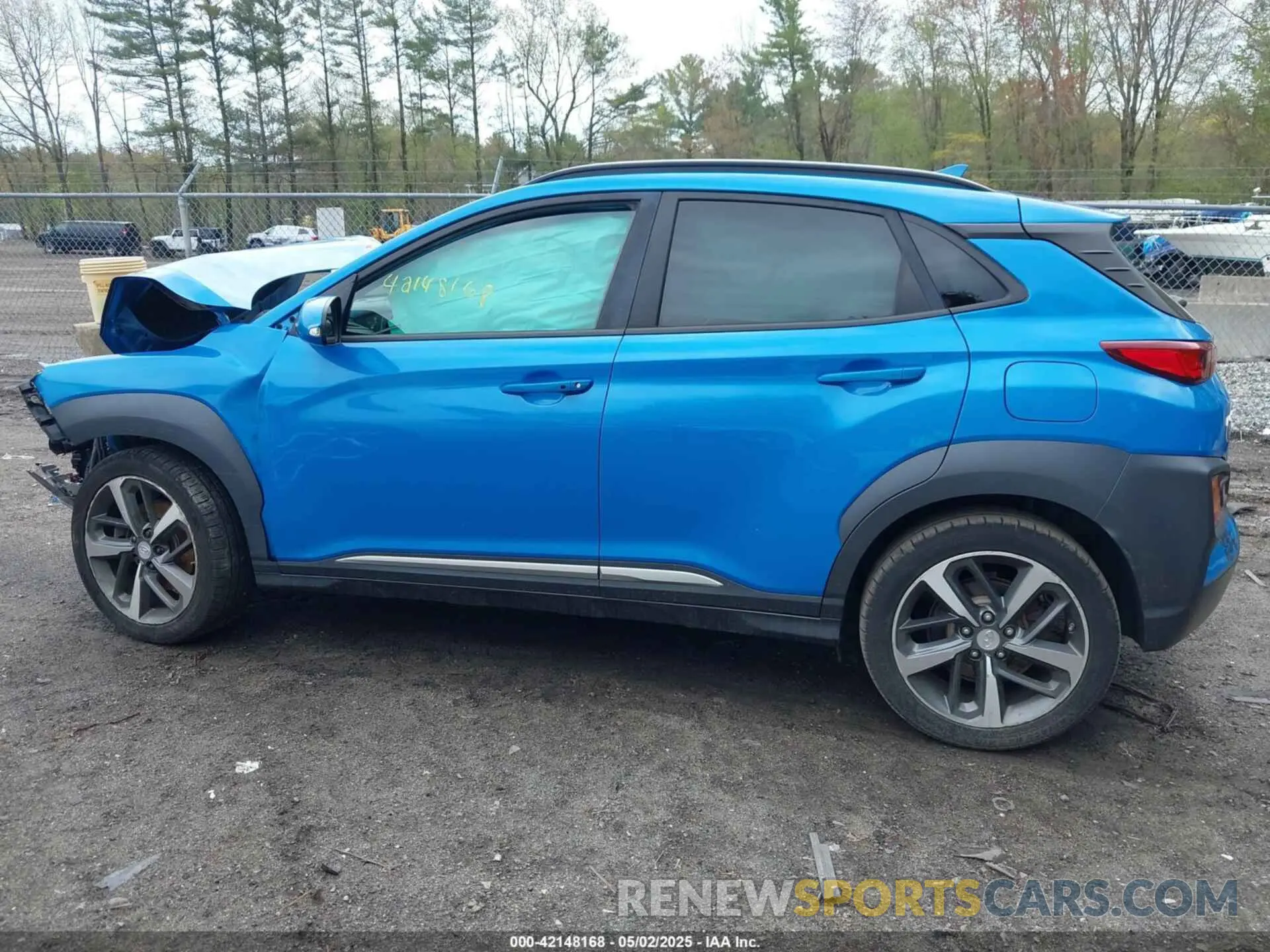 13 fotografías del automóvil dañado KM8K5CA57LU495375 HYUNDAI KONA 2020