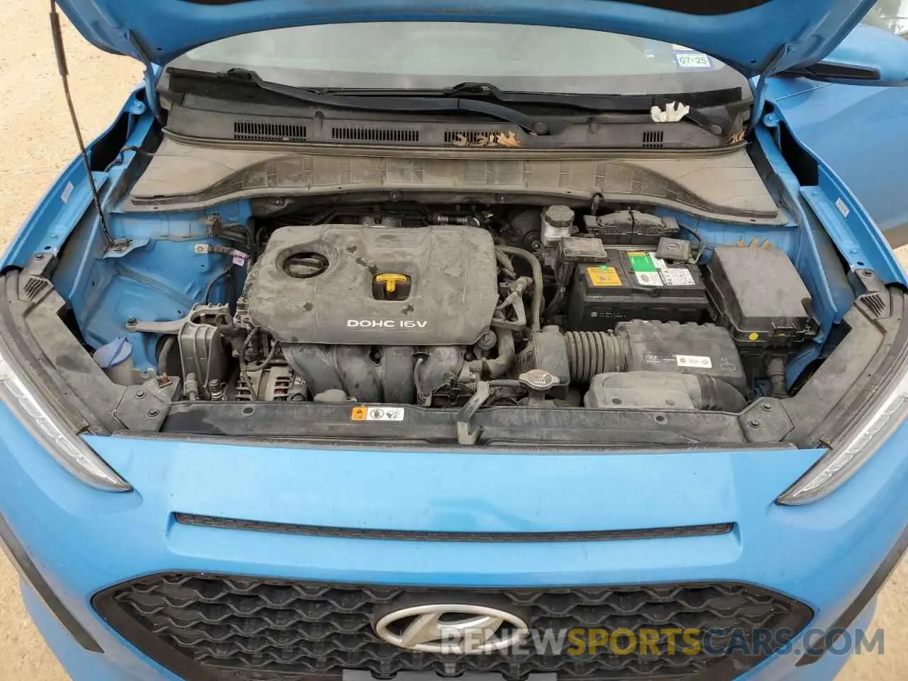 12 fotografías del automóvil dañado KM8K62AA5LU539846 HYUNDAI KONA 2020