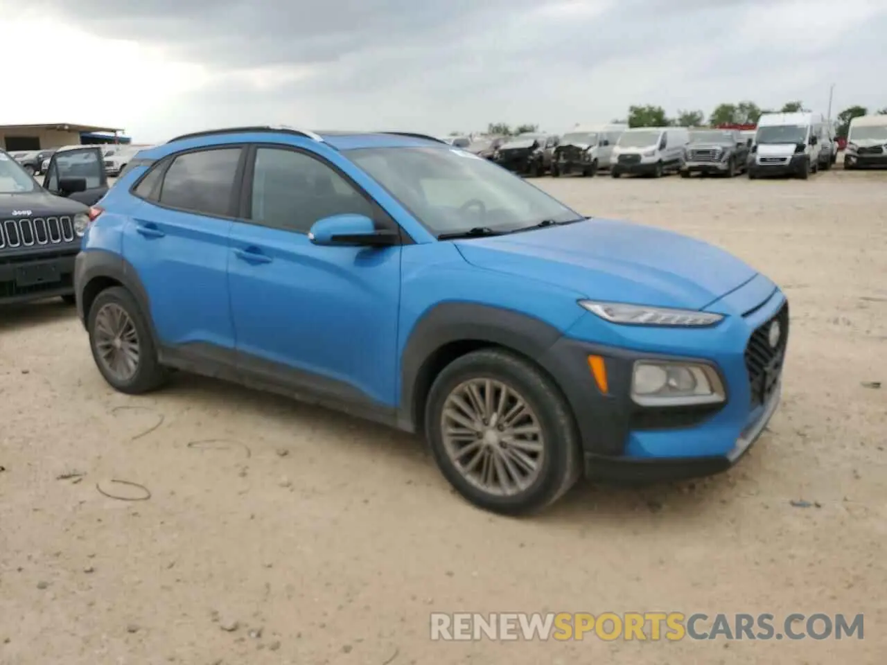 4 fotografías del automóvil dañado KM8K62AA5LU539846 HYUNDAI KONA 2020
