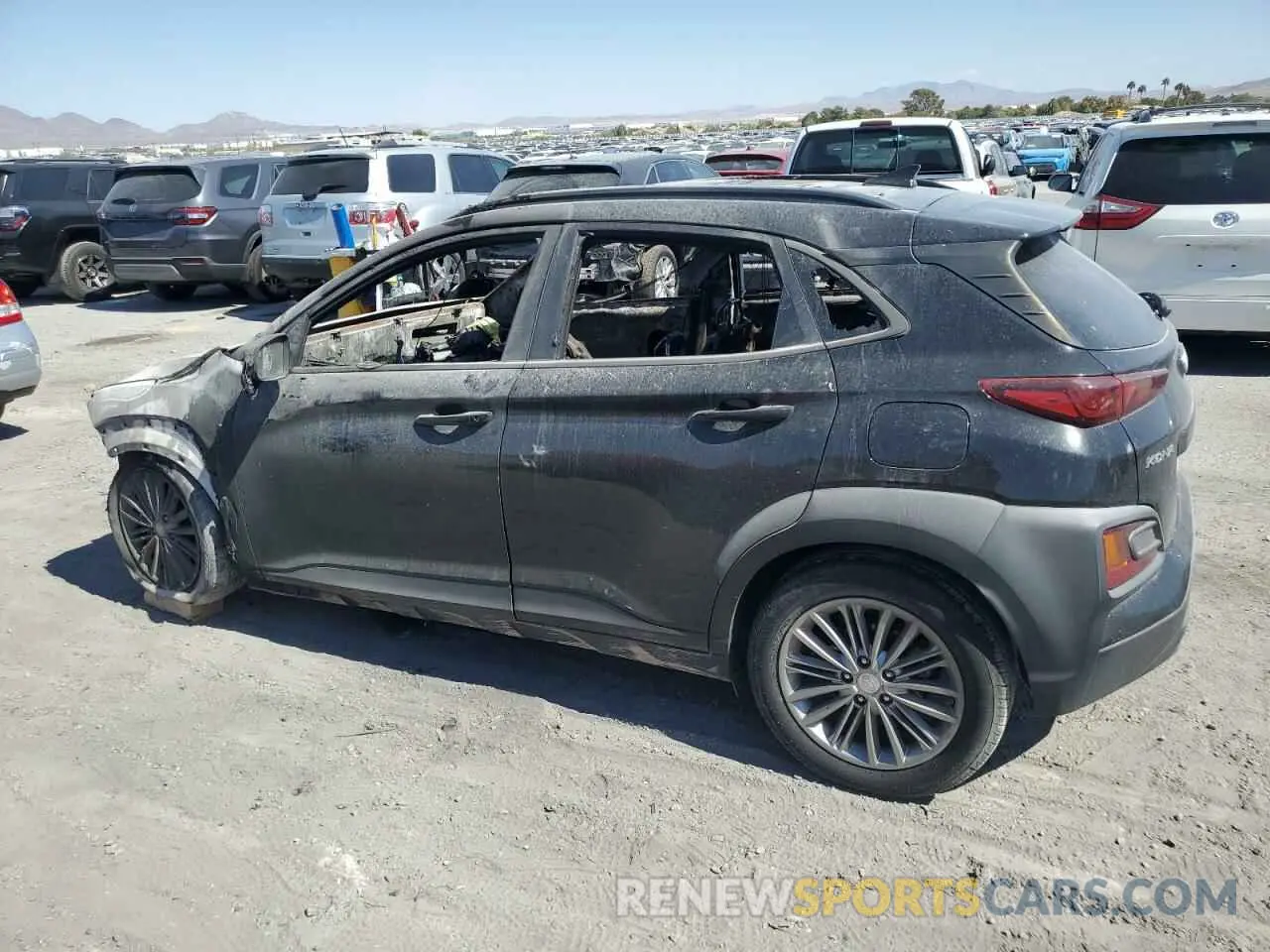 2 fotografías del automóvil dañado KM8K62AA8LU518070 HYUNDAI KONA 2020