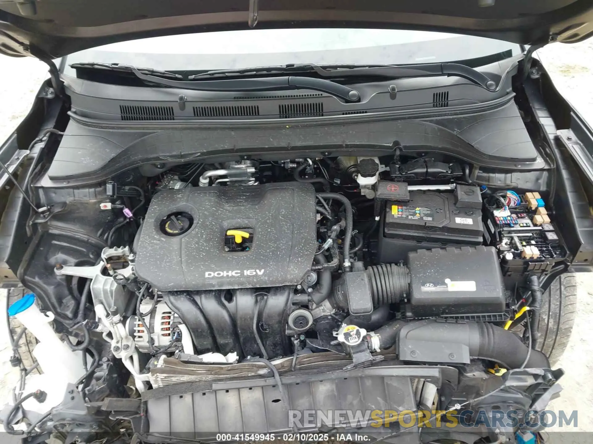 10 fotografías del automóvil dañado KM8K6CAA0LU512429 HYUNDAI KONA 2020
