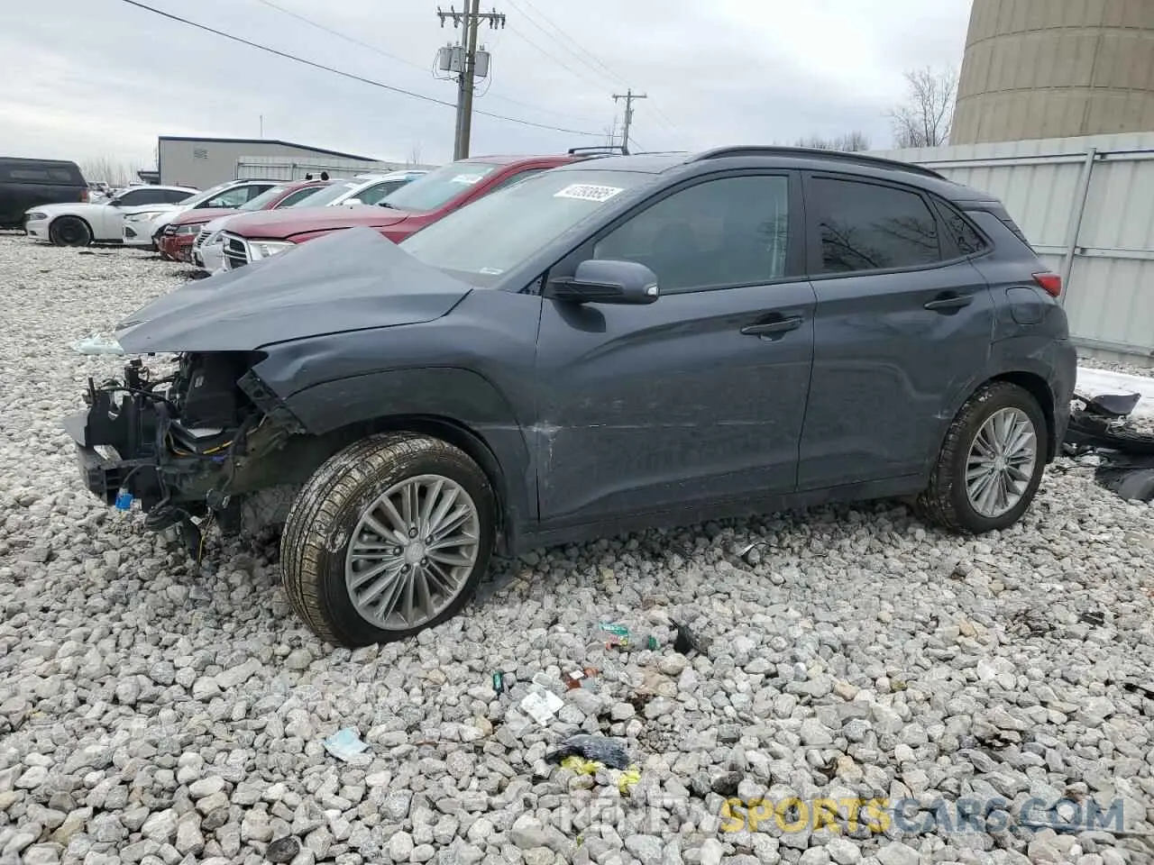 1 fotografías del automóvil dañado KM8K6CAA2LU546887 HYUNDAI KONA 2020