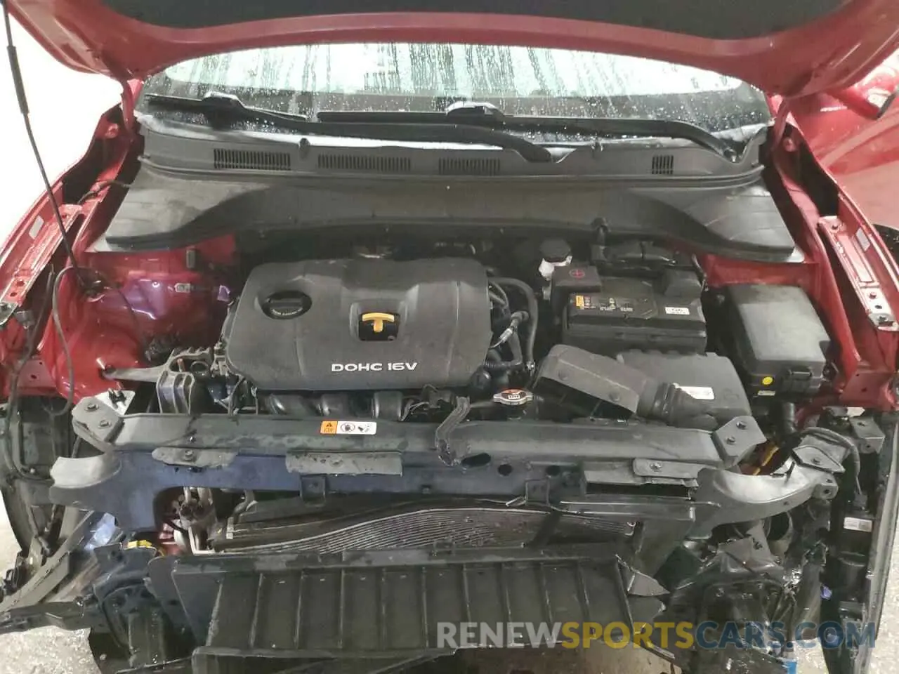 11 fotografías del automóvil dañado KM8K6CAAXLU520215 HYUNDAI KONA 2020