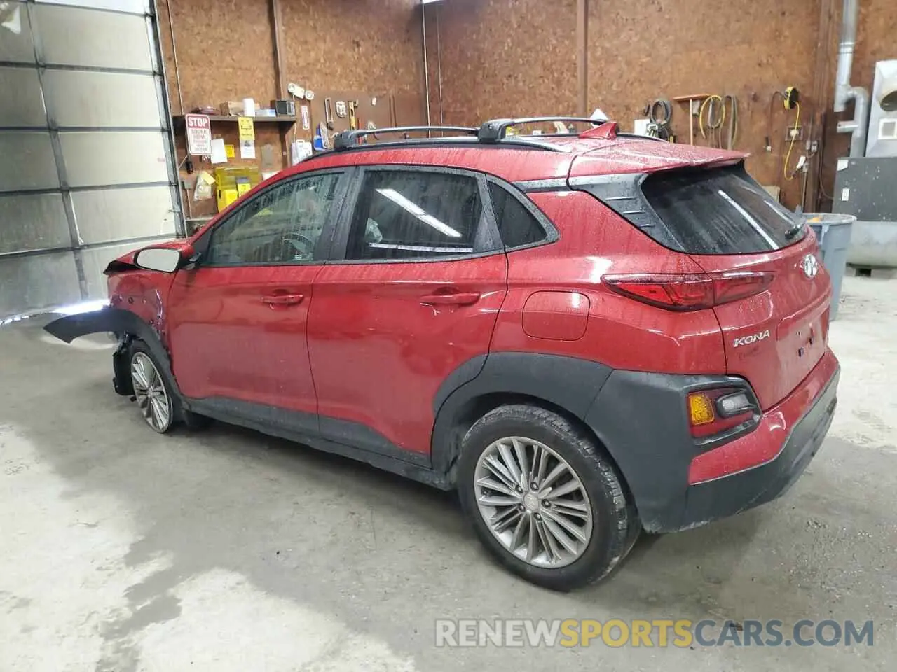 2 fotografías del automóvil dañado KM8K6CAAXLU520215 HYUNDAI KONA 2020