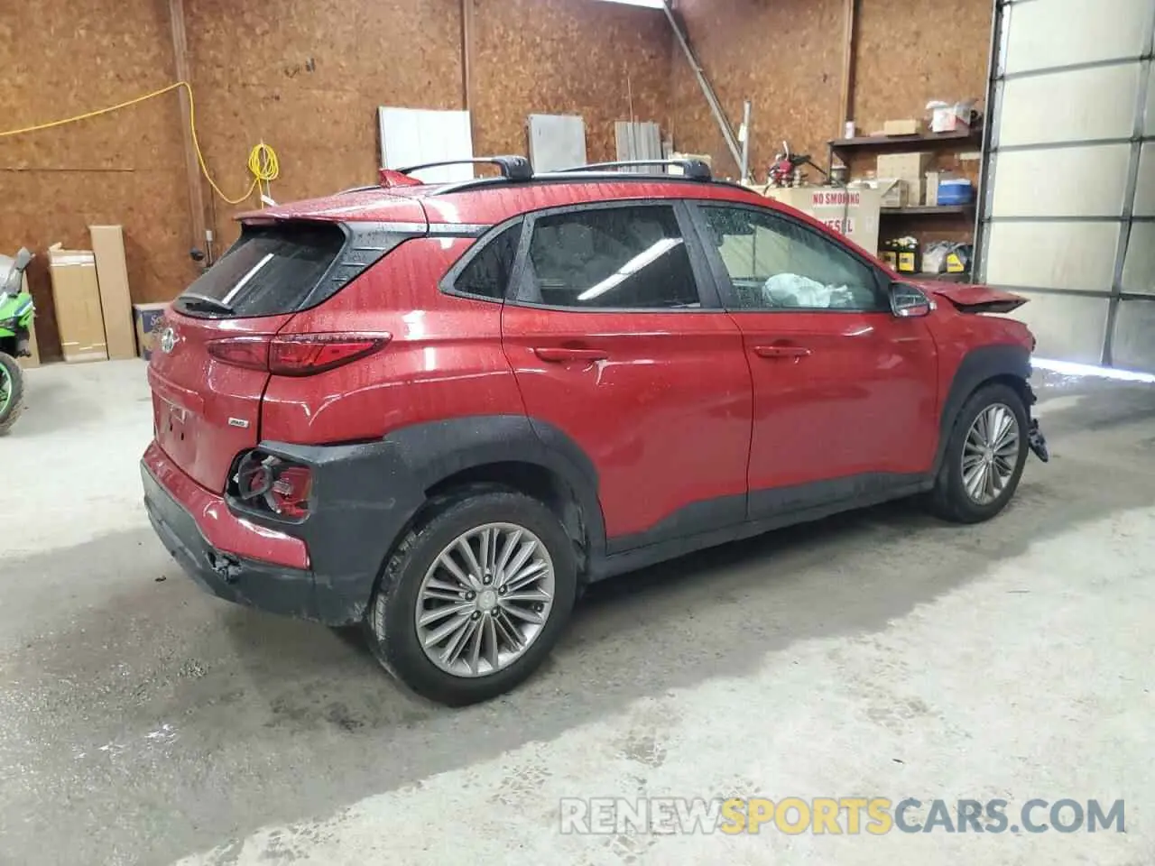 3 fotografías del automóvil dañado KM8K6CAAXLU520215 HYUNDAI KONA 2020