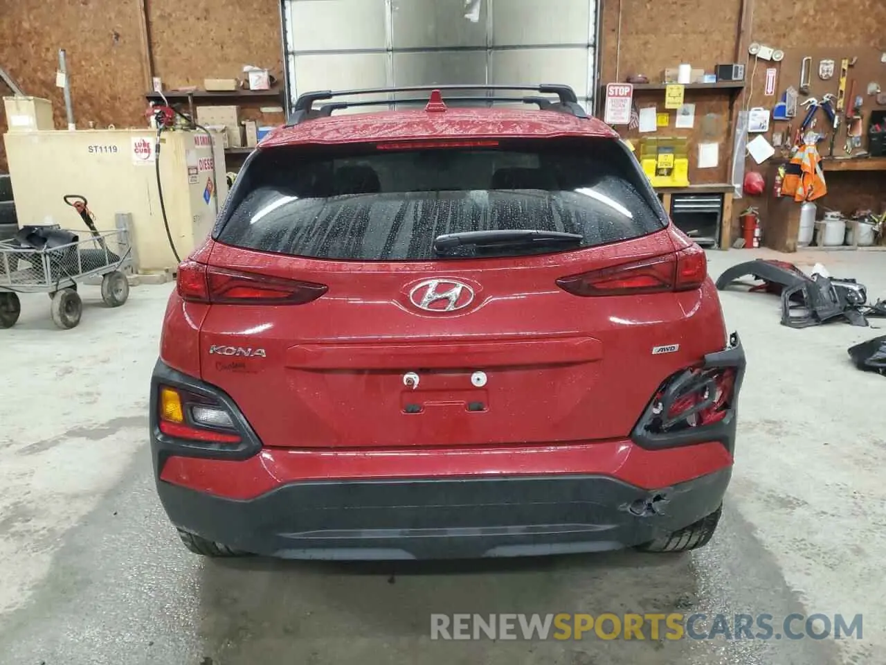 6 fotografías del automóvil dañado KM8K6CAAXLU520215 HYUNDAI KONA 2020