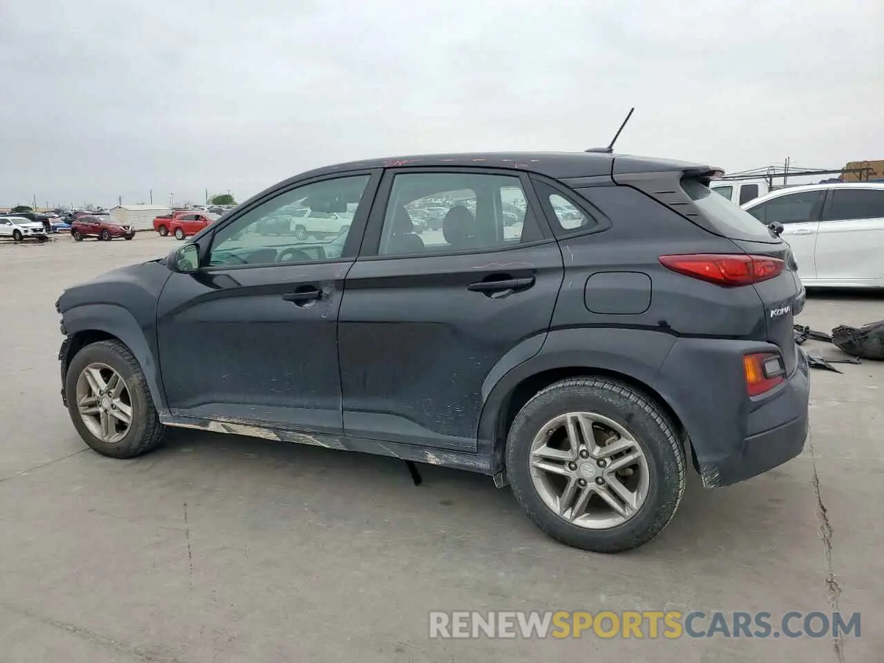 2 fotografías del automóvil dañado KM8K12AA0MU641118 HYUNDAI KONA 2021