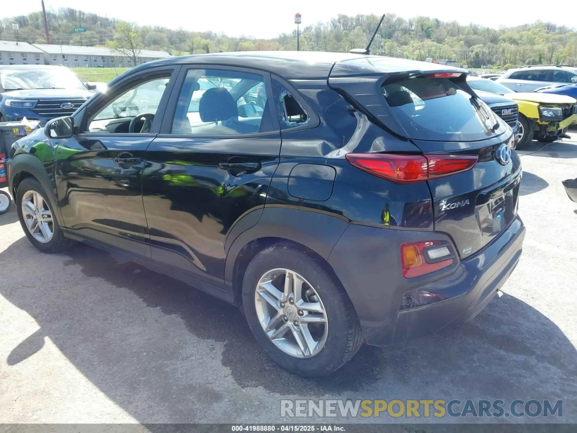 3 fotografías del automóvil dañado KM8K12AA0MU645346 HYUNDAI KONA 2021