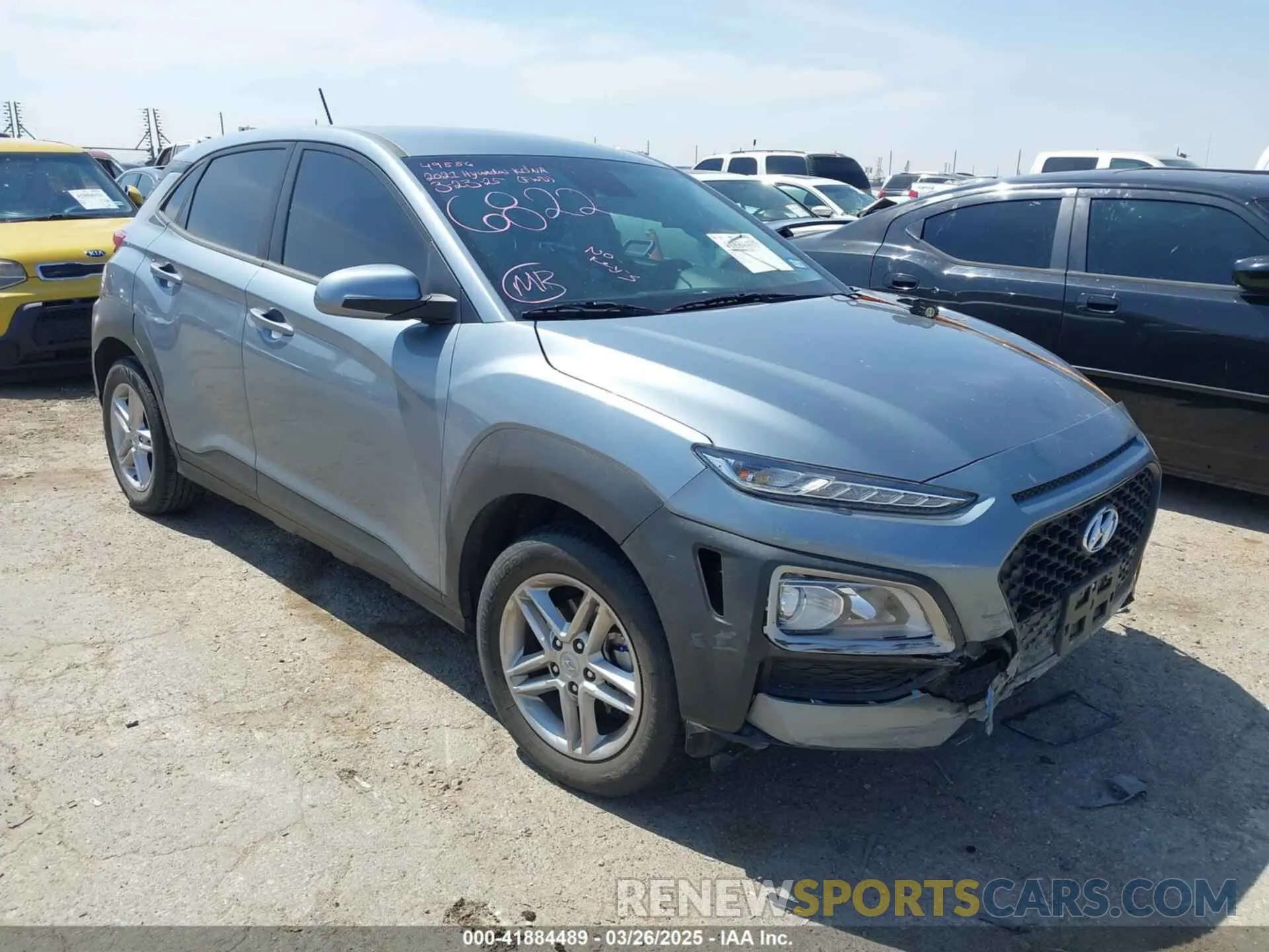 1 fotografías del automóvil dañado KM8K12AA0MU646822 HYUNDAI KONA 2021