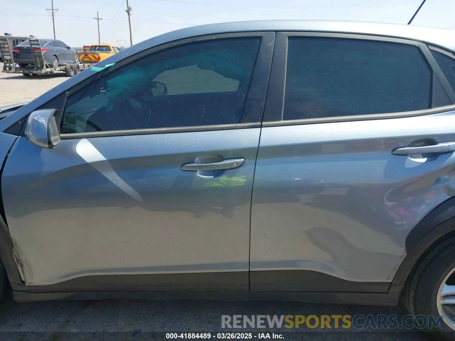 14 fotografías del automóvil dañado KM8K12AA0MU646822 HYUNDAI KONA 2021