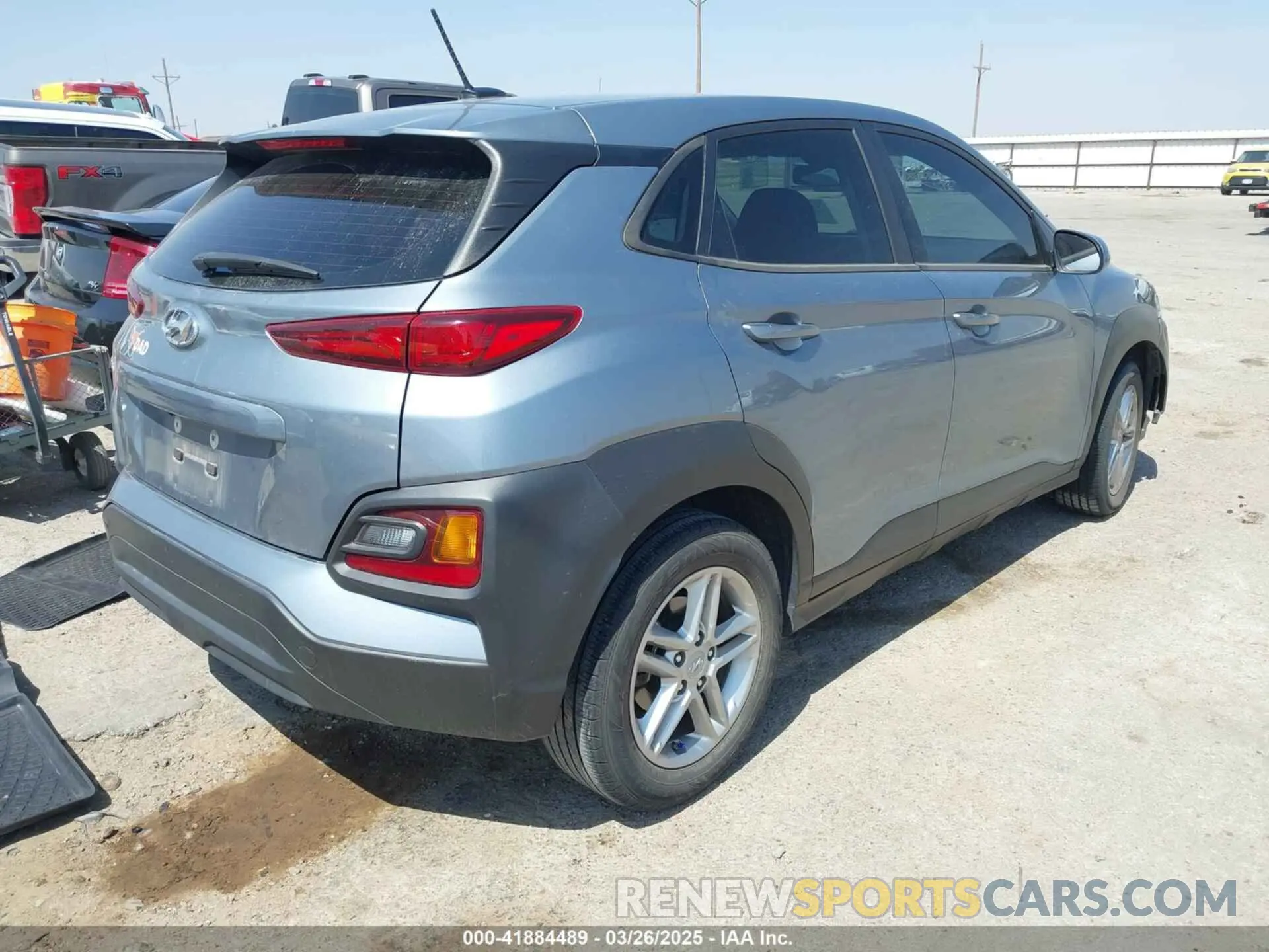 4 fotografías del automóvil dañado KM8K12AA0MU646822 HYUNDAI KONA 2021