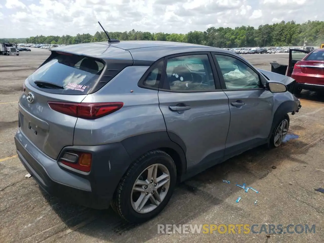 3 fotografías del automóvil dañado KM8K12AA0MU663698 HYUNDAI KONA 2021