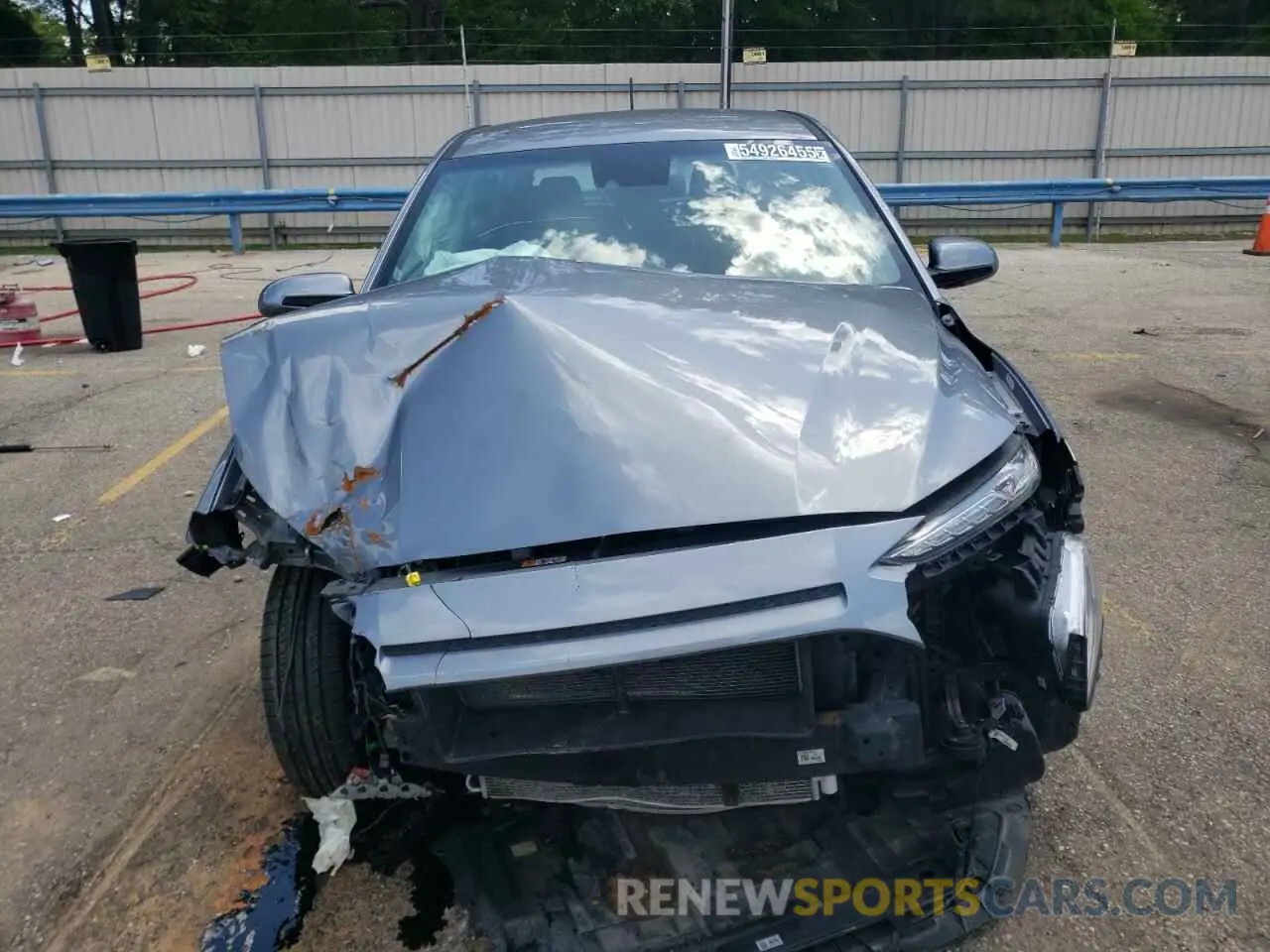 5 fotografías del automóvil dañado KM8K12AA0MU663698 HYUNDAI KONA 2021