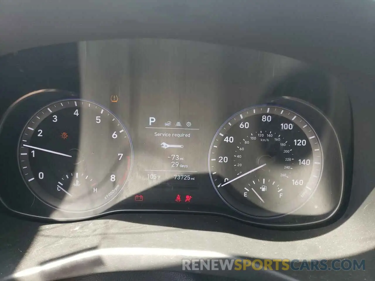 9 fotografías del automóvil dañado KM8K12AA0MU663698 HYUNDAI KONA 2021