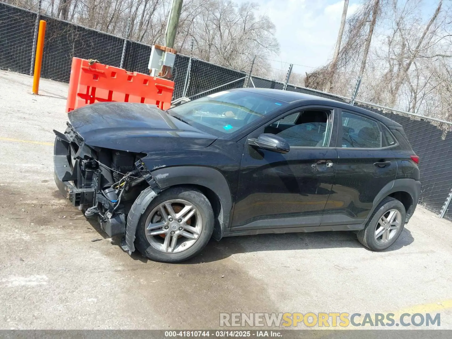 14 fotografías del automóvil dañado KM8K12AA1MU668473 HYUNDAI KONA 2021