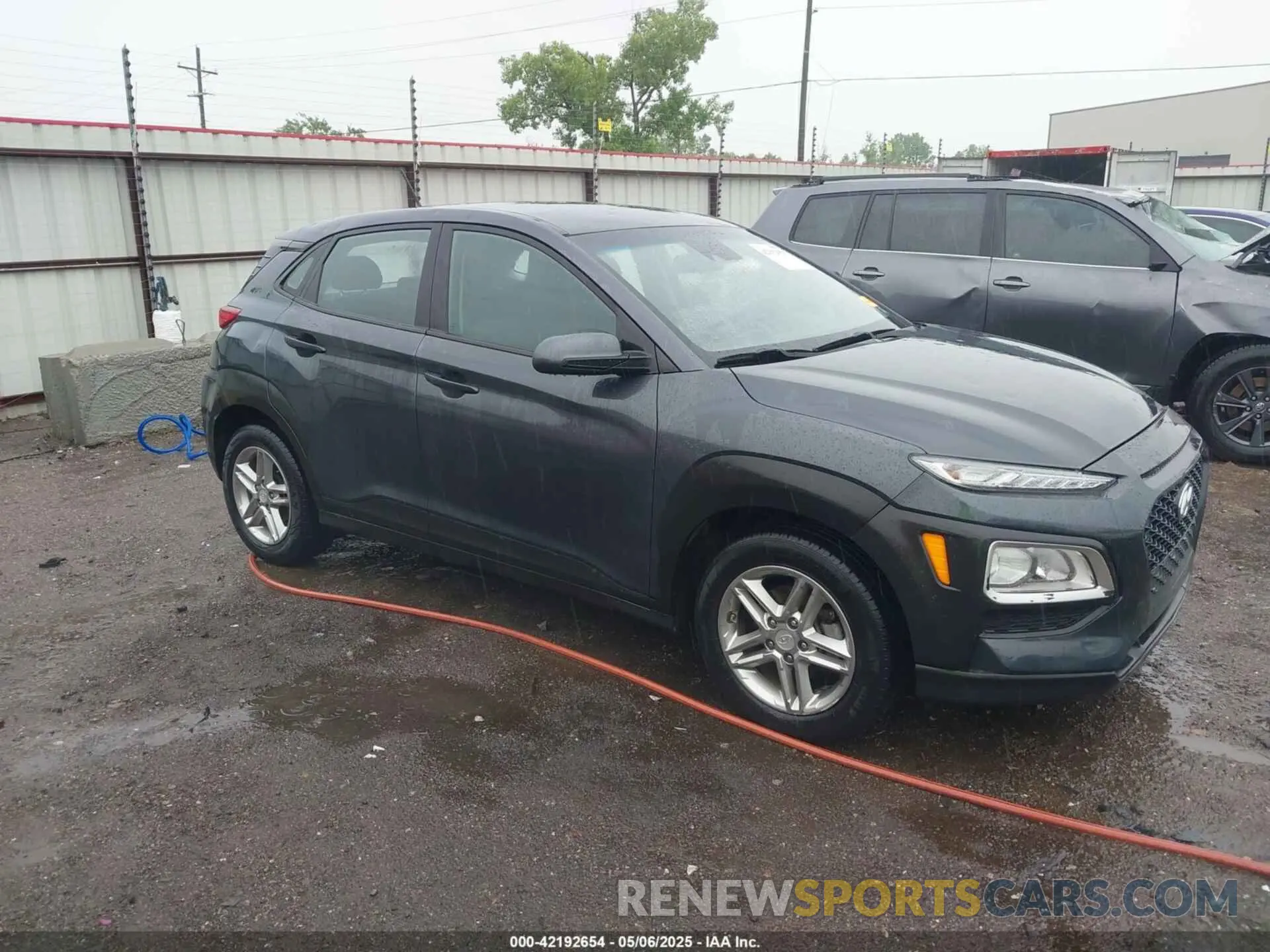 13 fotografías del automóvil dañado KM8K12AA2MU612414 HYUNDAI KONA 2021