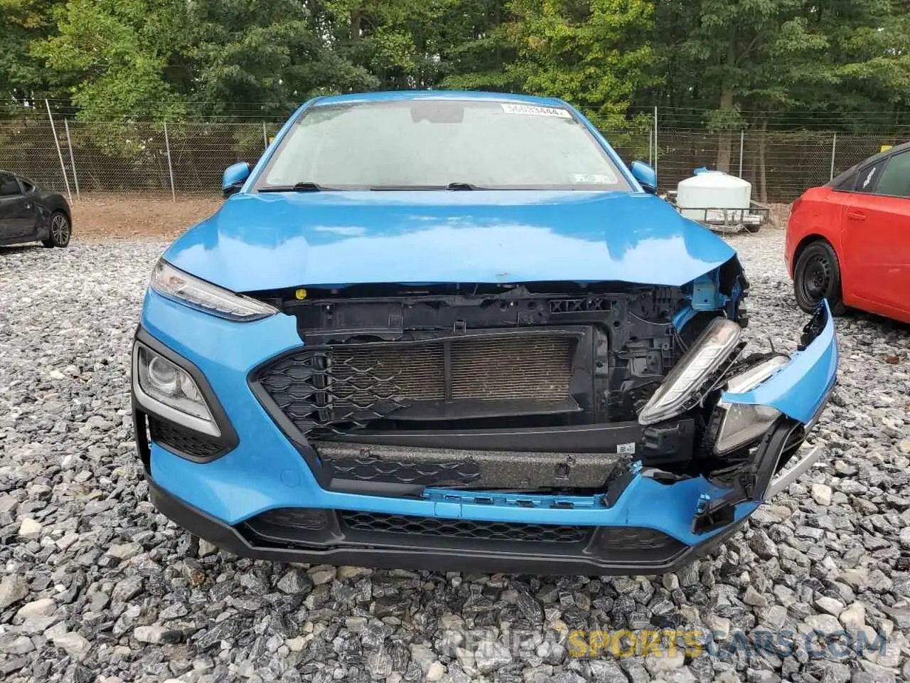 5 fotografías del automóvil dañado KM8K12AA2MU638754 HYUNDAI KONA 2021