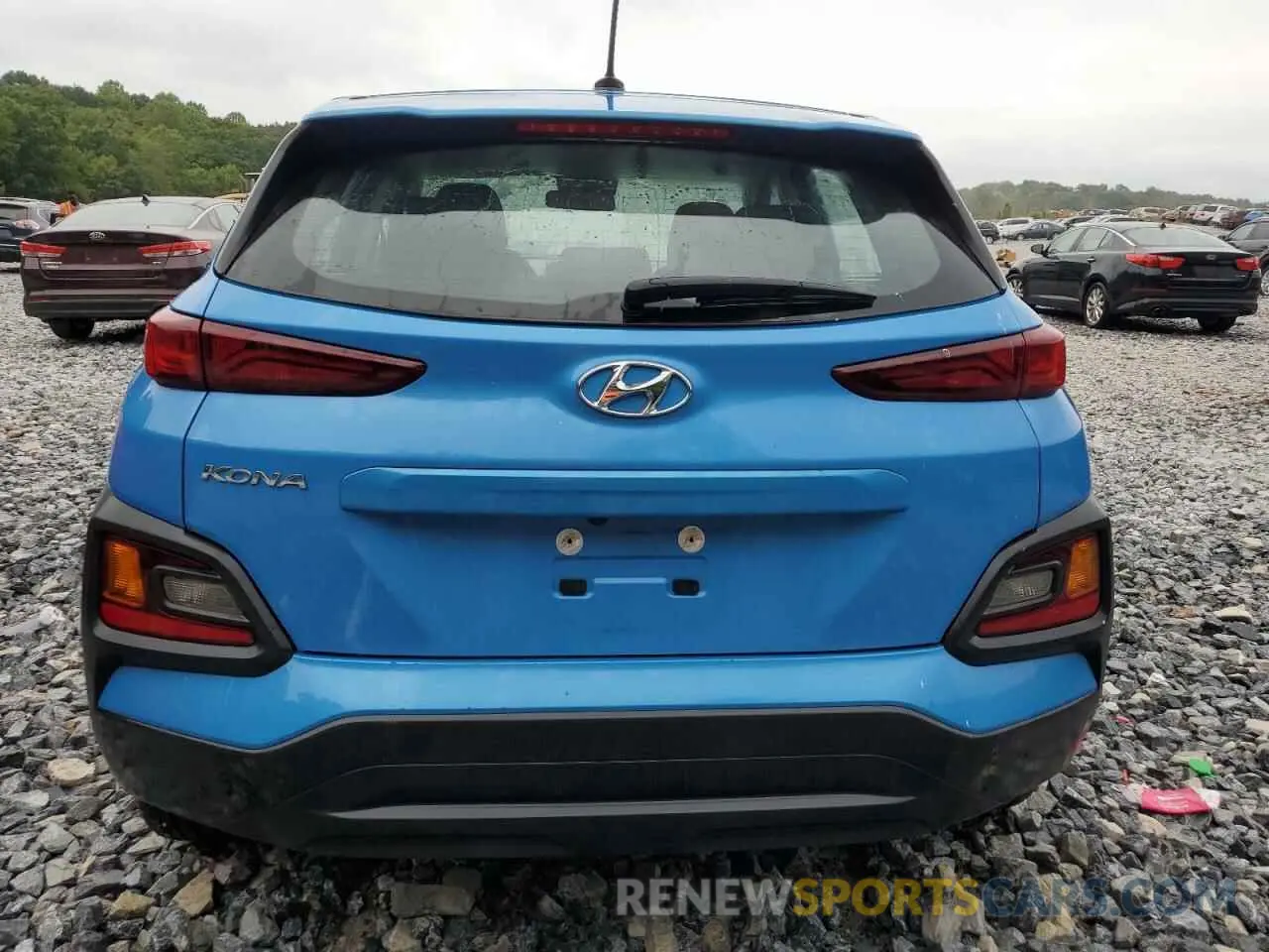 6 fotografías del automóvil dañado KM8K12AA2MU638754 HYUNDAI KONA 2021
